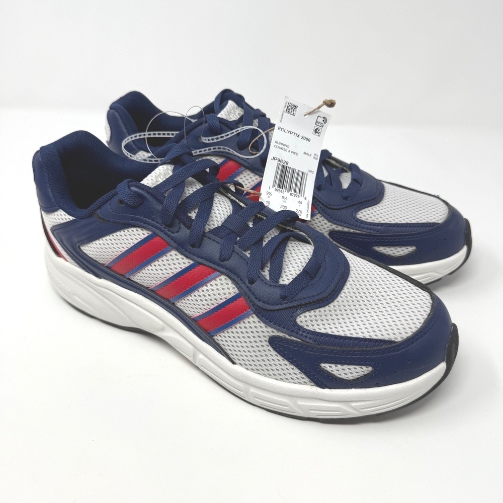 Adidas Eclyptix‎ 2000 Mens Size 9.5 Running Shoes Navy White Red JP9628 NEW